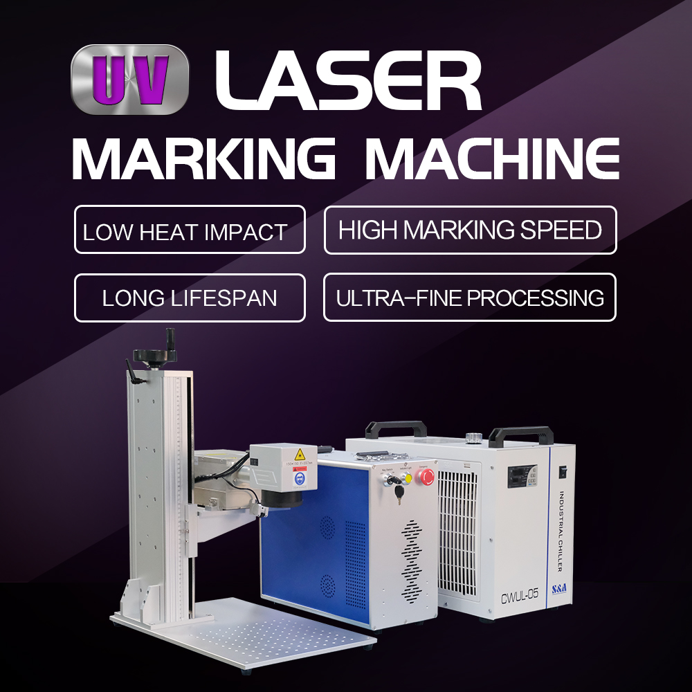 Split 3W/5W/10W/15W JPT UV Laser Marking Machine Laser Marker with S&A Water Chiller